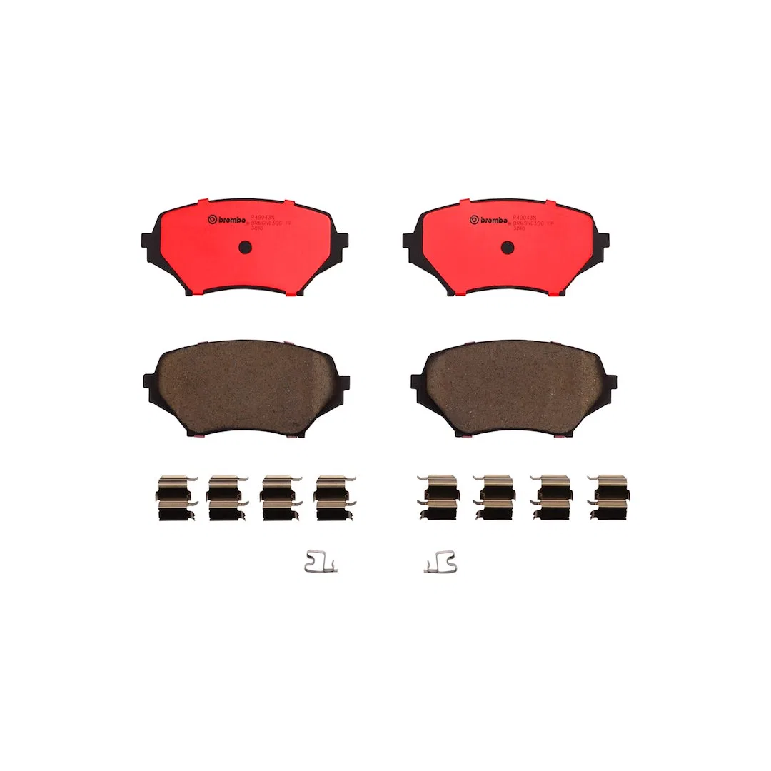P49043N – BREMBO Brake Pad, FMSI Number D1179-8295 Ceramic Set Of 4 With Hardware